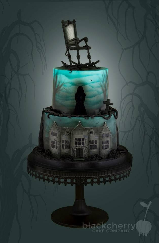 Creepy Halloween Cakes
 Eerie Halloween Cake That Lights Up Inside Ha Ha Ha