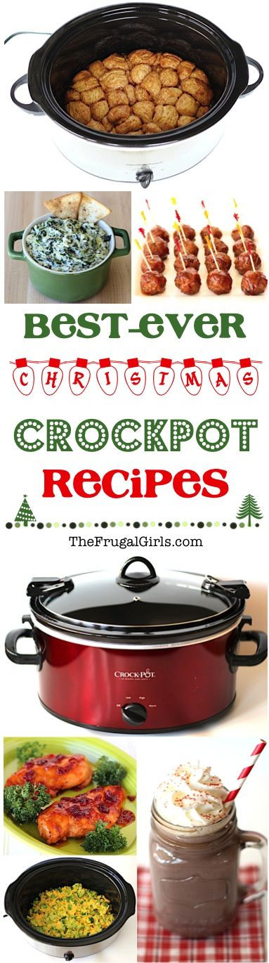 Crock Pot Christmas Dinner
 Crockpot Christmas Recipes from TheFrugalGirls