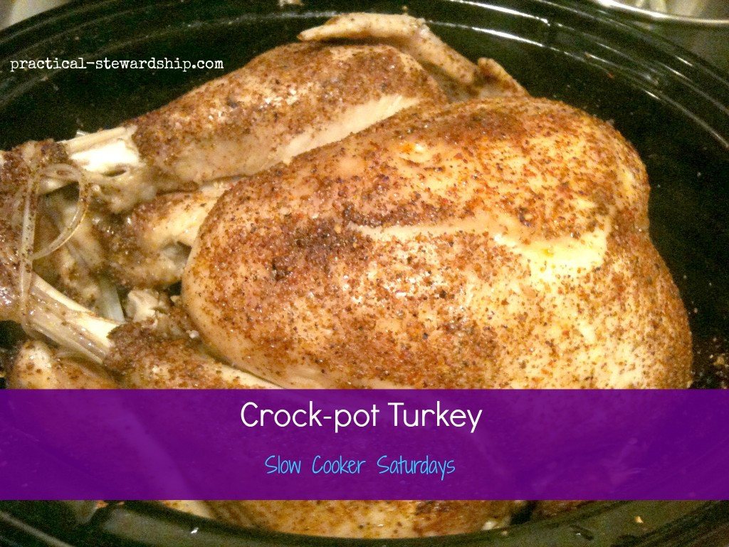 Crock Pot Turkey Recipes For Thanksgiving
 Easy Crock Pot Turkey Practical Stewardship