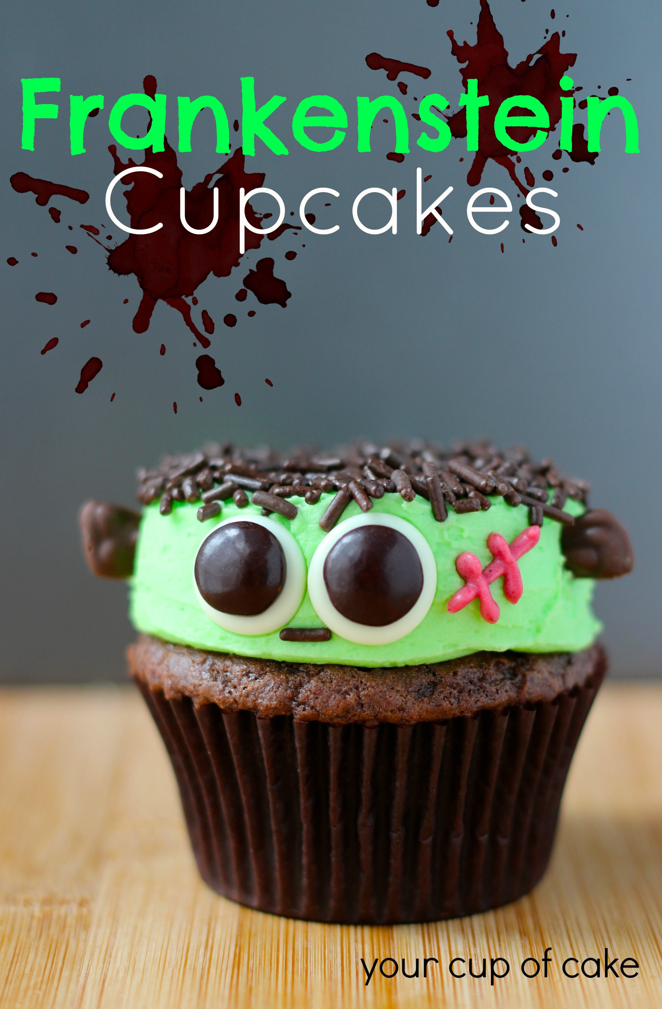 Cupcakes For Halloween
 Frankenstein Cupcakes Your Cup of Cake