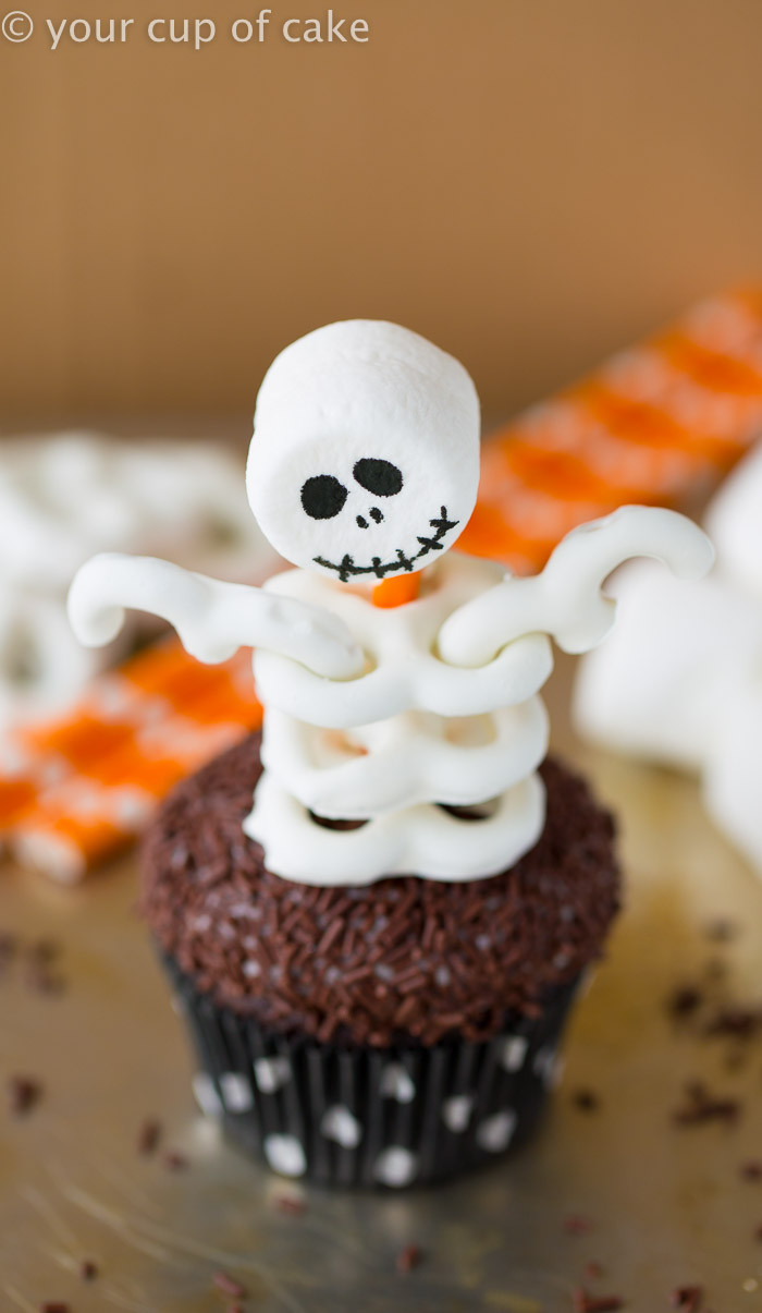 Cupcakes For Halloween
 Skeleton Cupcakes Your Cup of Cake