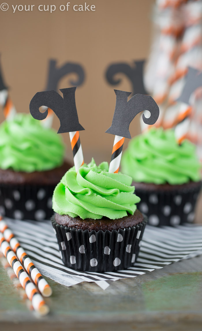 Cupcakes For Halloween
 Wicked Witch Cupcakes Your Cup of Cake