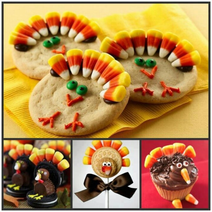 Cute Thanksgiving Desserts
 Too cute turkey treats For the Classroom