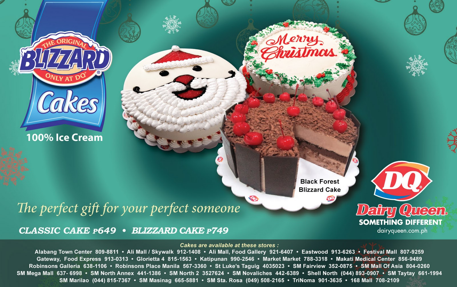 Dairy Queen Christmas Cakes
 DQ Christmas Cakes Giveaway