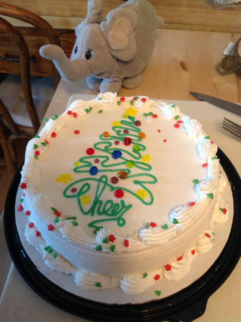 Dairy Queen Christmas Cakes
 Fil the Elephant