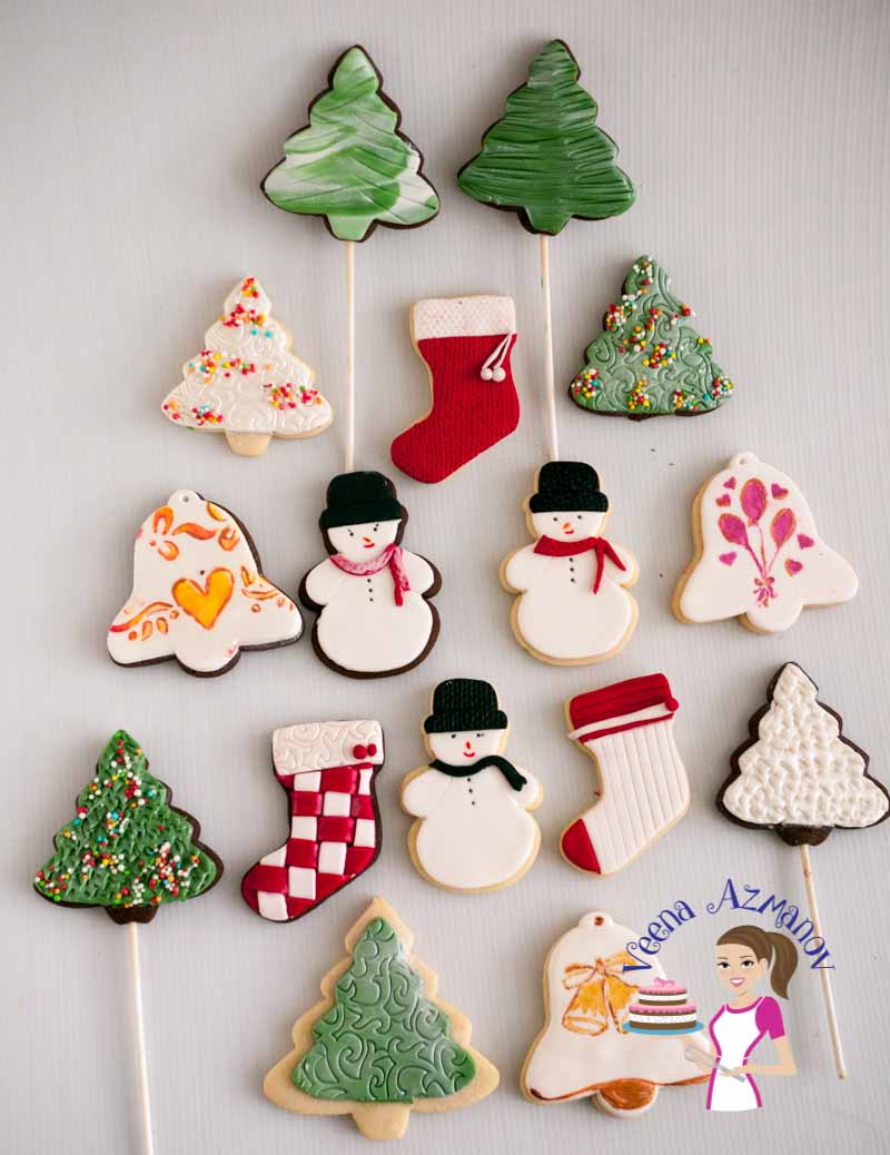 Decorate Christmas Cookies
 Christmas Cookie Decorating with Fondant Tutorial Video
