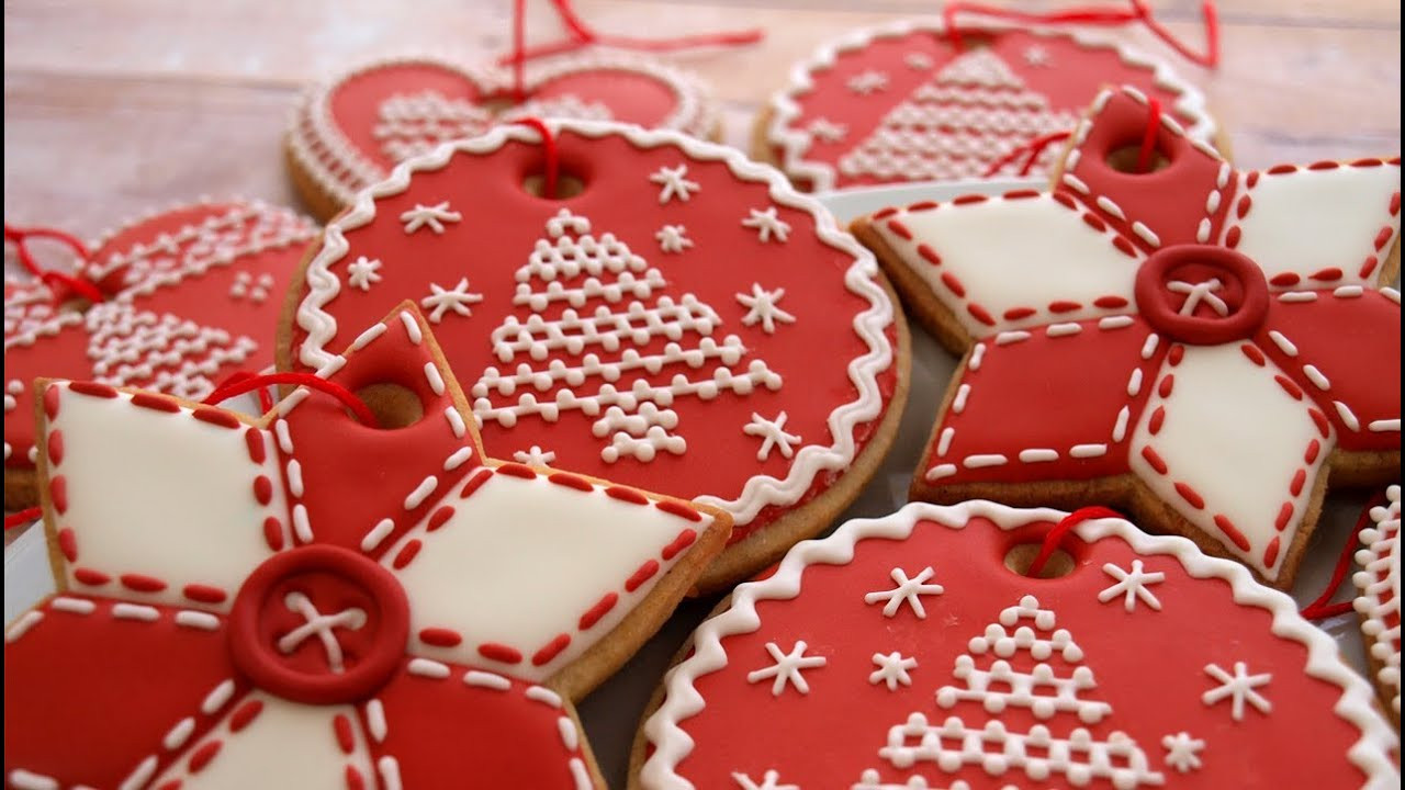 Decorated Christmas Cookies
 How To Decorate Christmas Cookie Ornaments Day 3 of the