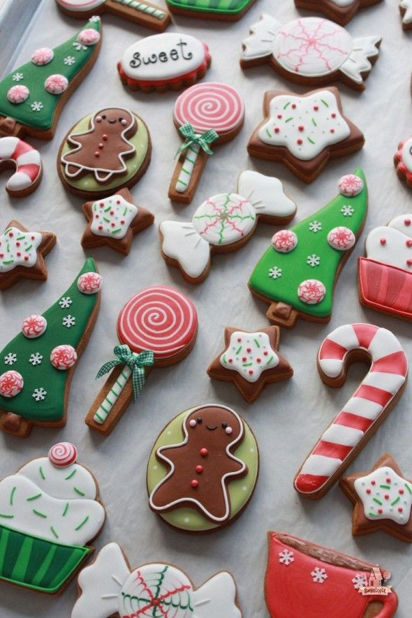 Decorated Christmas Cookies
 17 Best ideas about Decorated Christmas Cookies on
