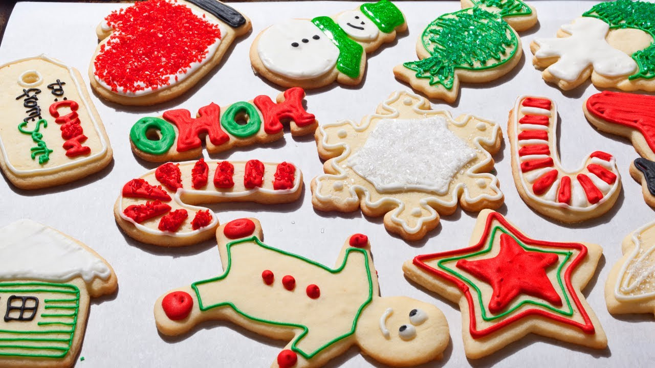 Decorated Christmas Cookies
 How to Make Easy Christmas Sugar Cookies The Easiest Way