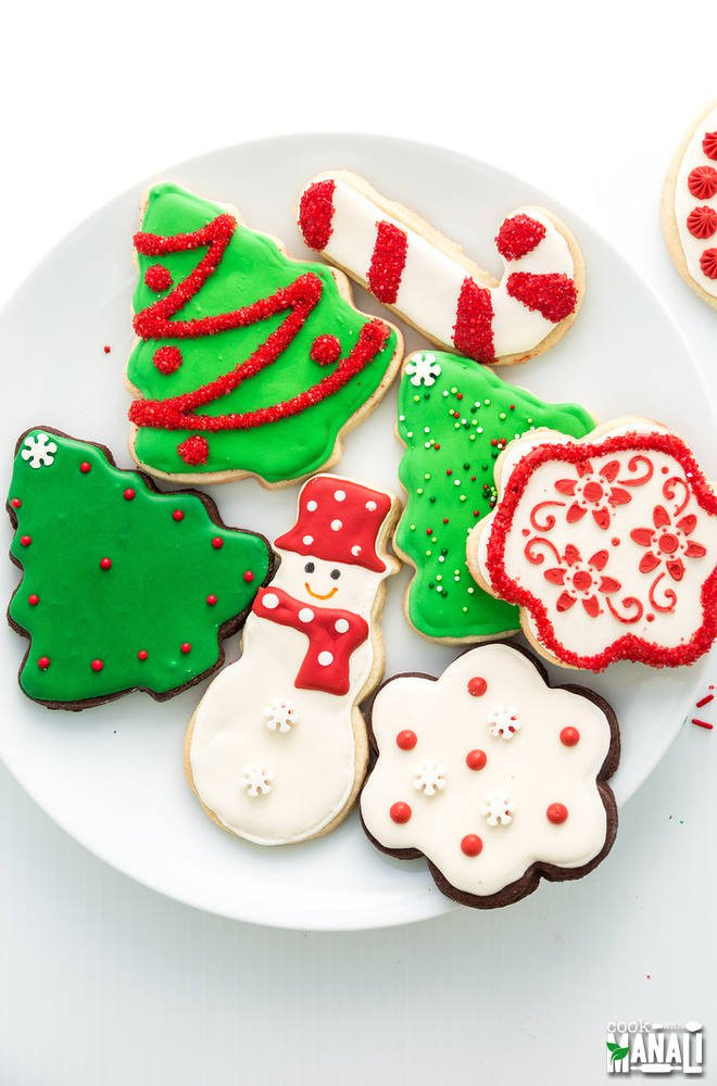 Decorated Christmas Cookies
 Christmas Sugar Cookies Cook With Manali