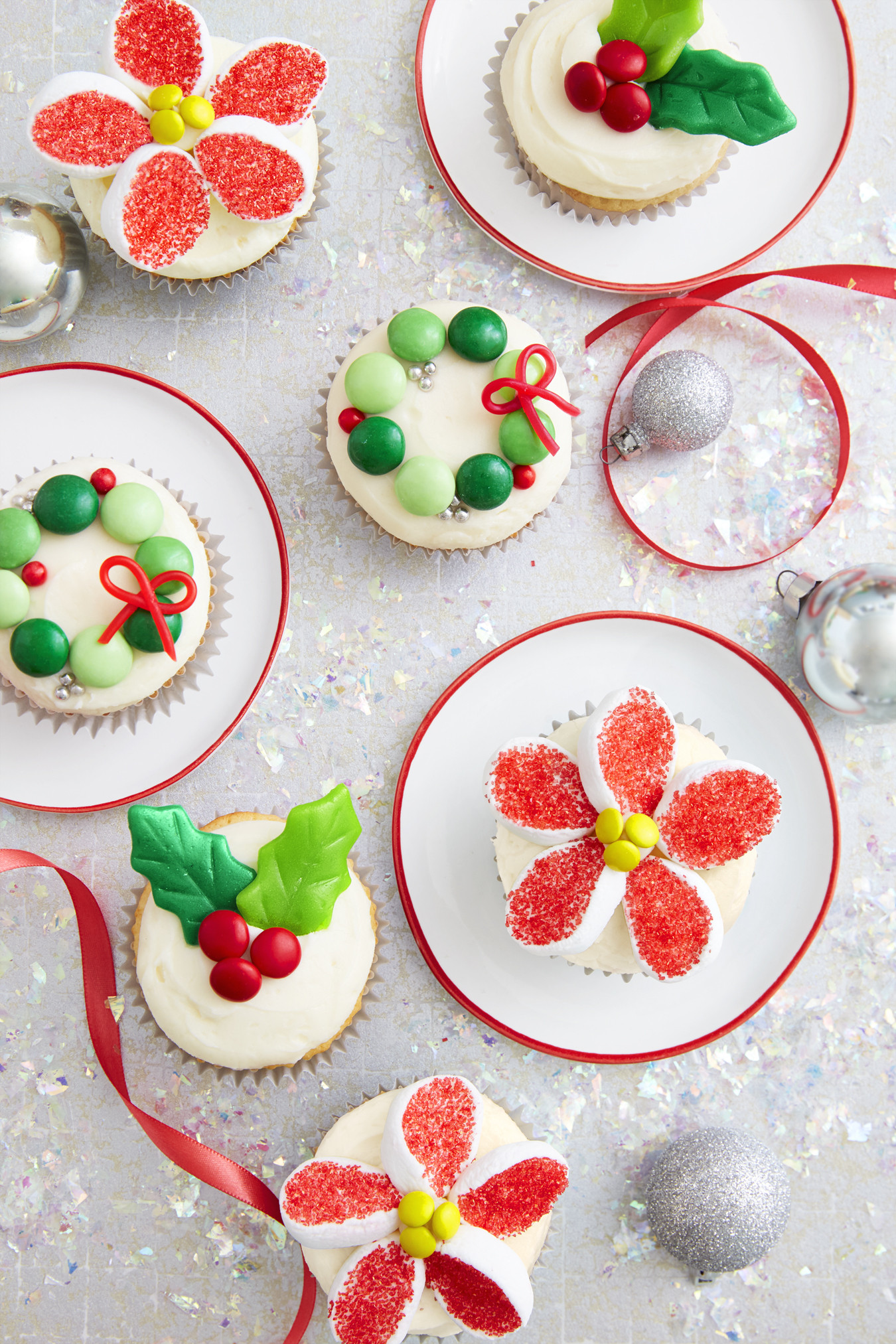 Desserts For Christmas
 Holiday Candy Cupcakes Recipe How To Make Christmas