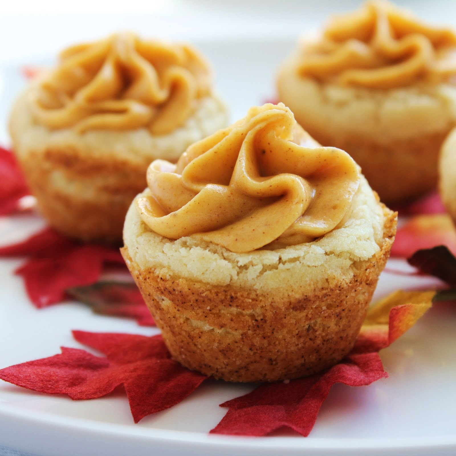 Desserts For Fall
 Inspired by Fall Pumpkin Cookie Cups Delicious as it Looks