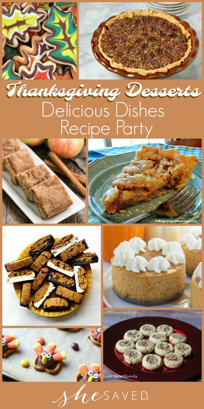 Desserts For Thanksgiving Dinner
 Delicious Dishes Party Favorite Thanksgiving Desserts