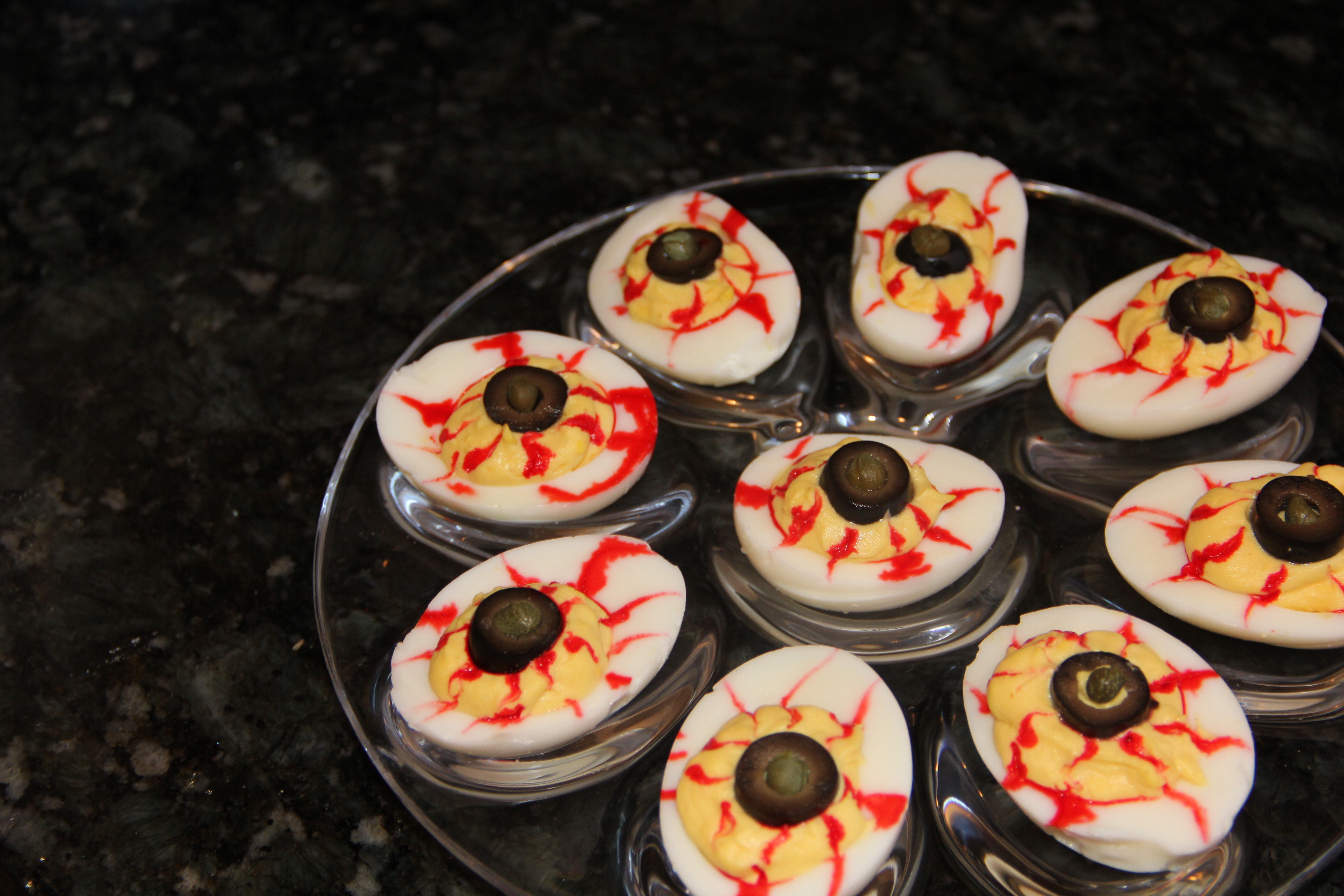 Deviled Eggs Halloween
 Starters