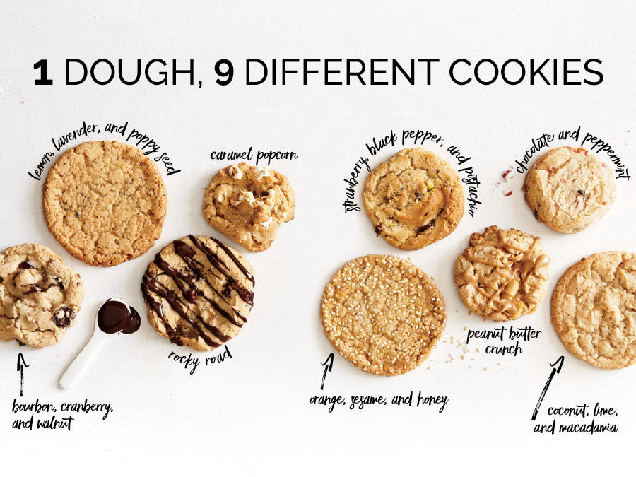 Different Types Of Christmas Cookies
 Mix Up This e Dough Bake 9 Different Cookies Cooking