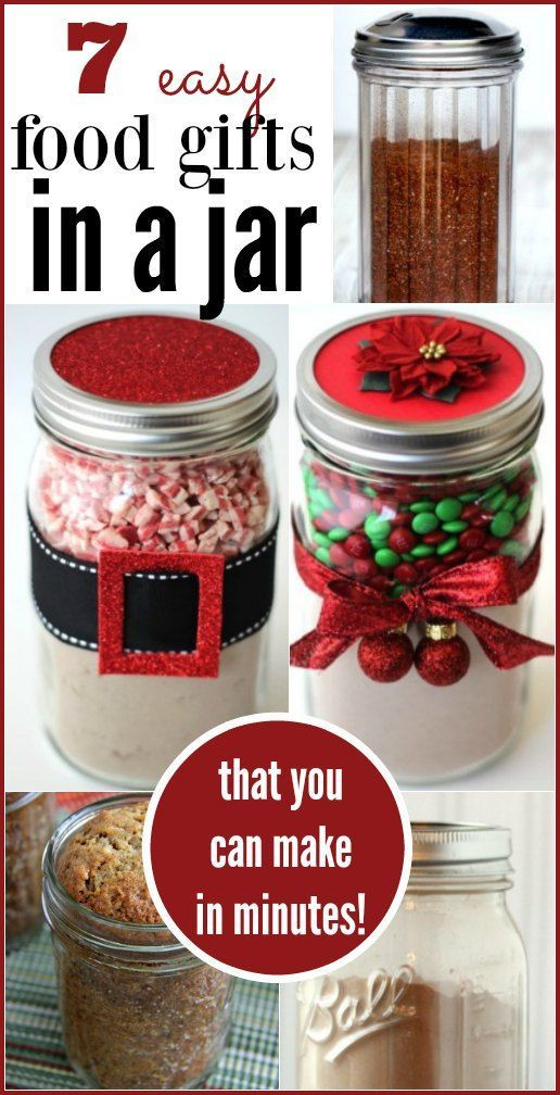 Diy Christmas Food Gifts
 7 Quick Food Gifts in a Jar