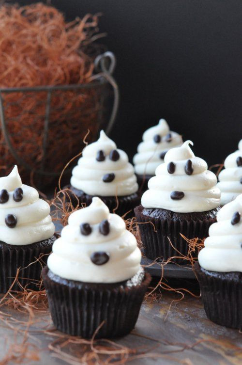 Diy Halloween Cupcakes
 Ghost Cupcakes