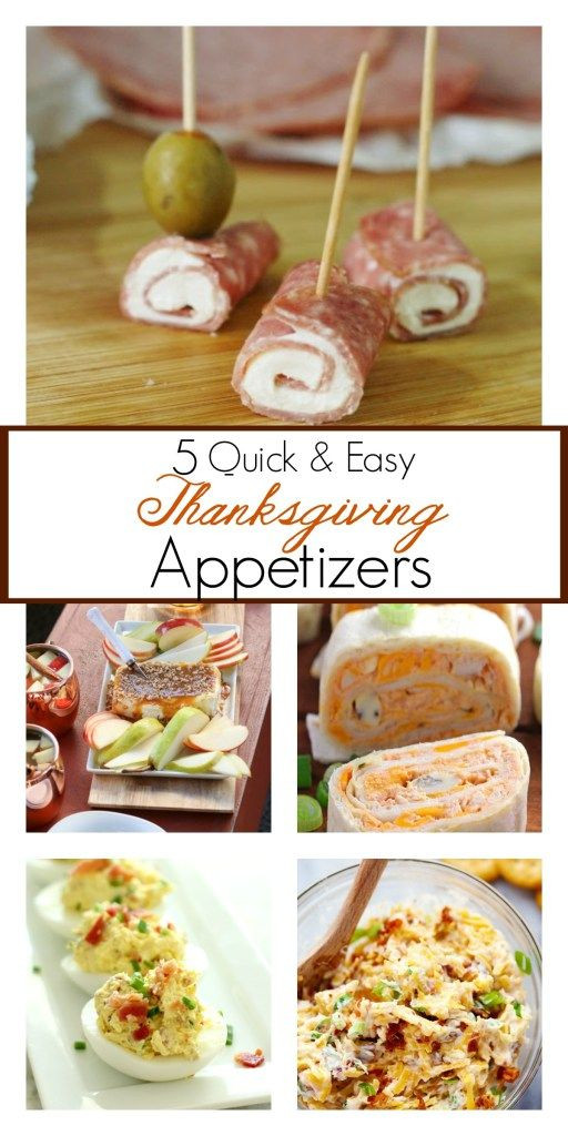 Easy Appetizers For Thanksgiving
 5 Quick And Easy Thanksgiving Appetizer Recipes