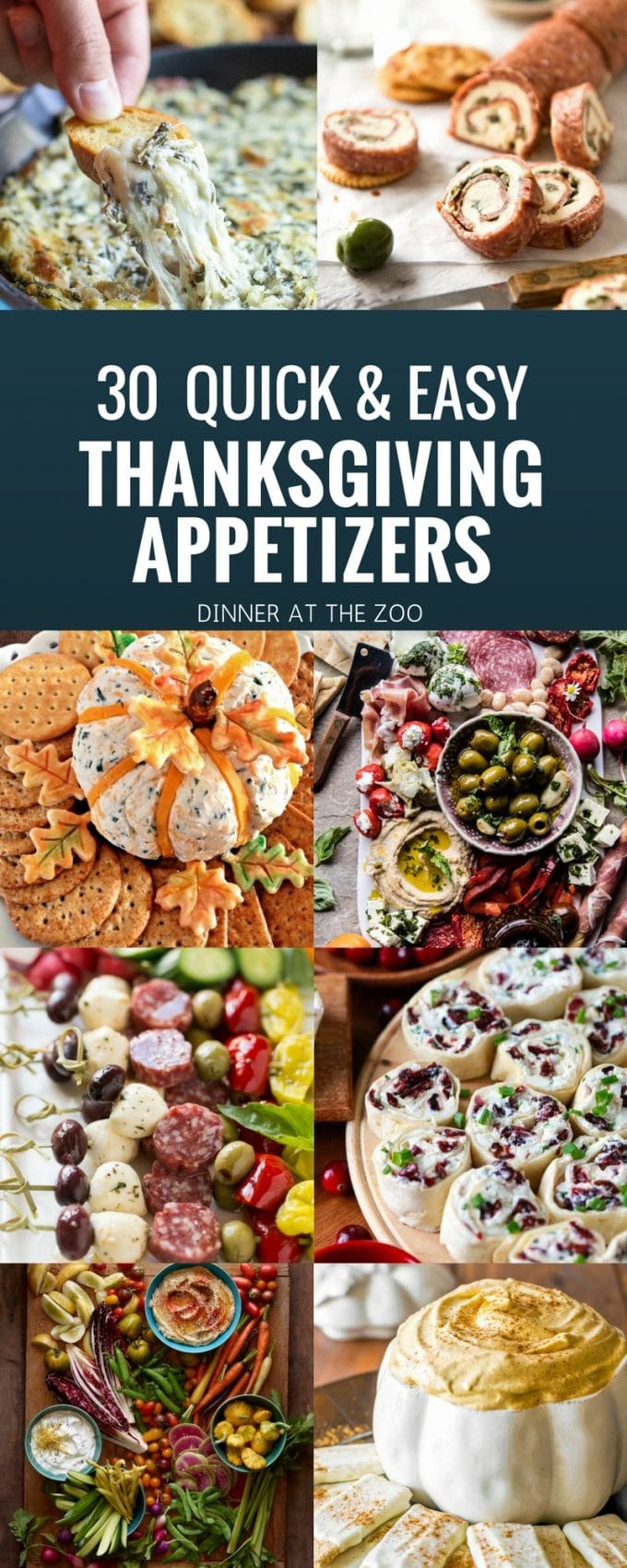 Easy Appetizers For Thanksgiving
 30 Thanksgiving Appetizer Recipes Dinner at the Zoo