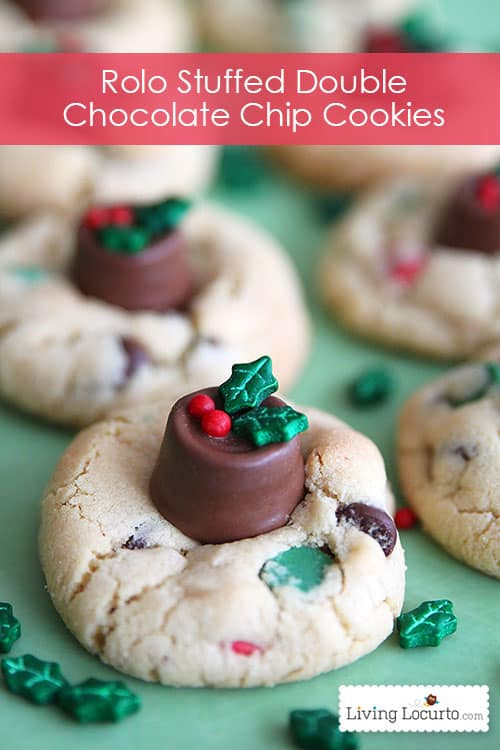 Easy Christmas Baking Recipies
 Rolo Chocolate Chip Cookies