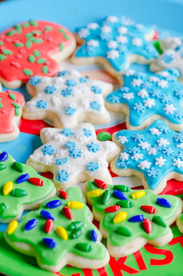 Easy Christmas Cut Out Cookies
 Soft Christmas Cut Out Sugar Cookies with Easy Icing