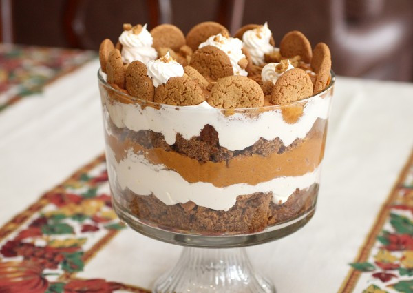 Easy Christmas Dessert
 Holiday Pumpkin Gingerbread Trifle – A Simple Holiday