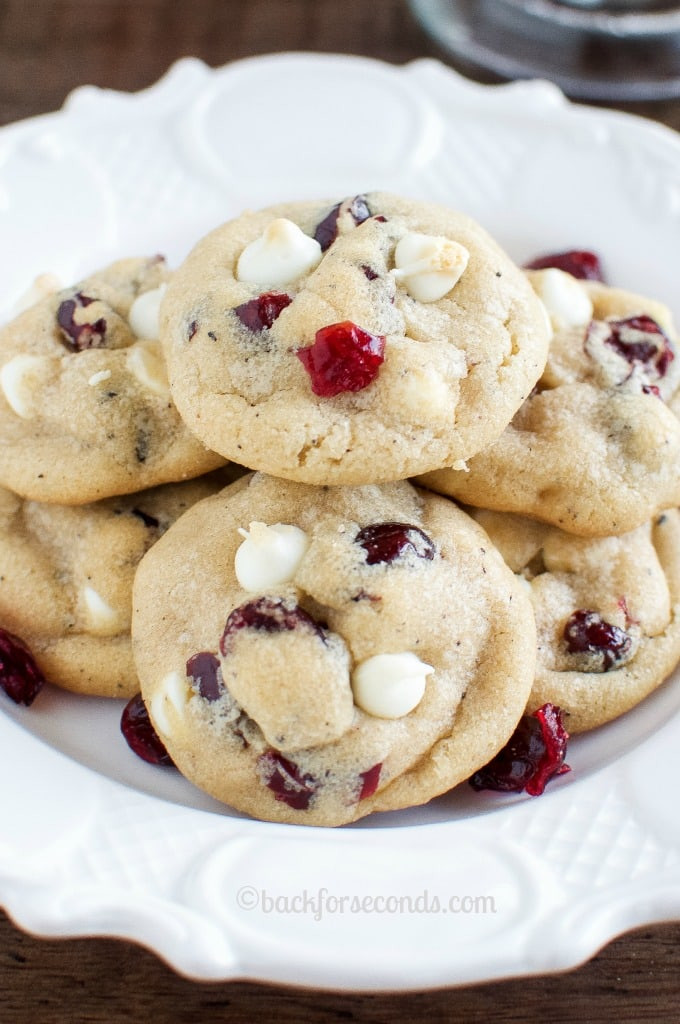 Easy Delicious Christmas Cookies
 Best White Chocolate Cranberry Cookies Back for Seconds