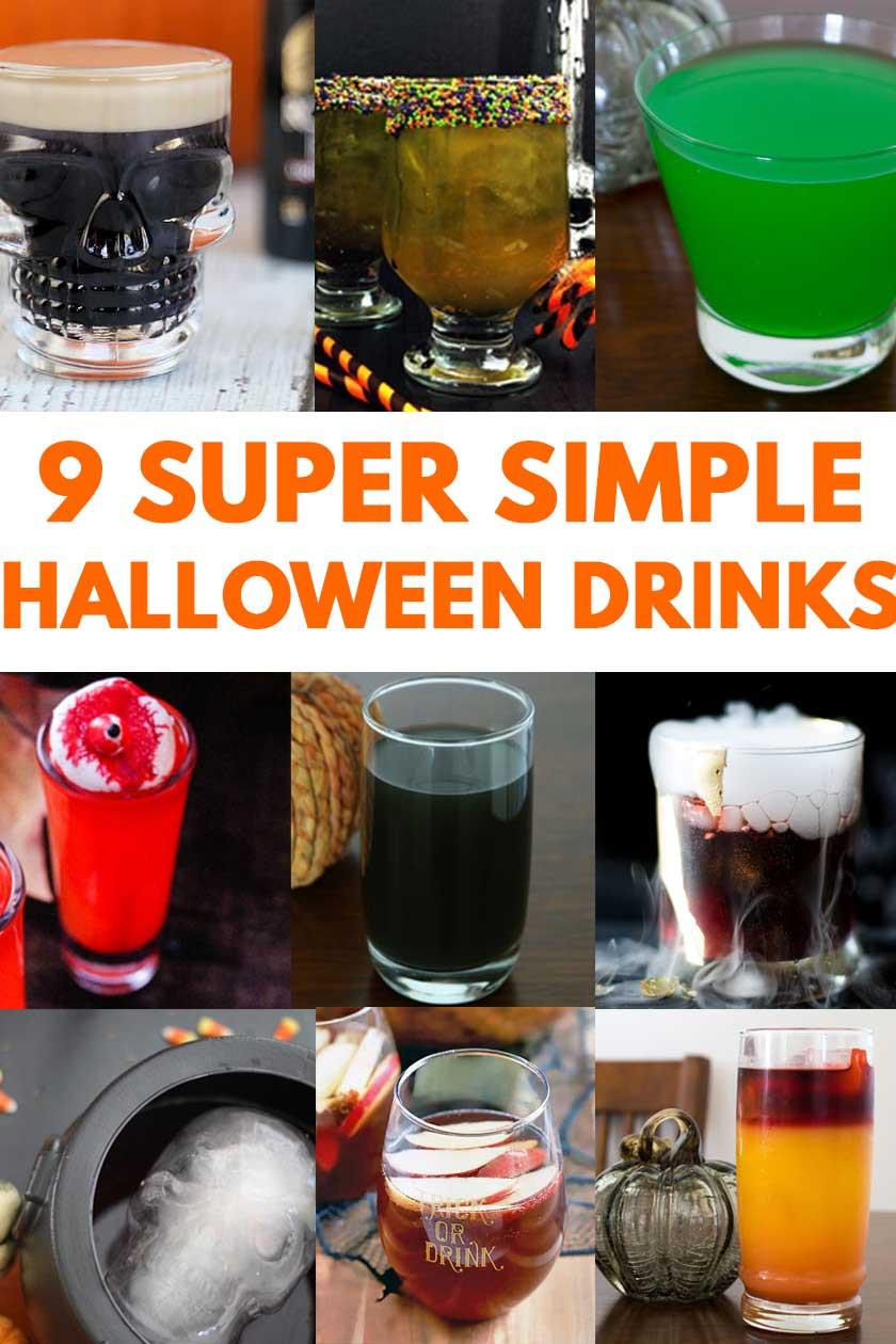 Easy Halloween Drinks
 9 Simple Halloween Cocktails & Drinks