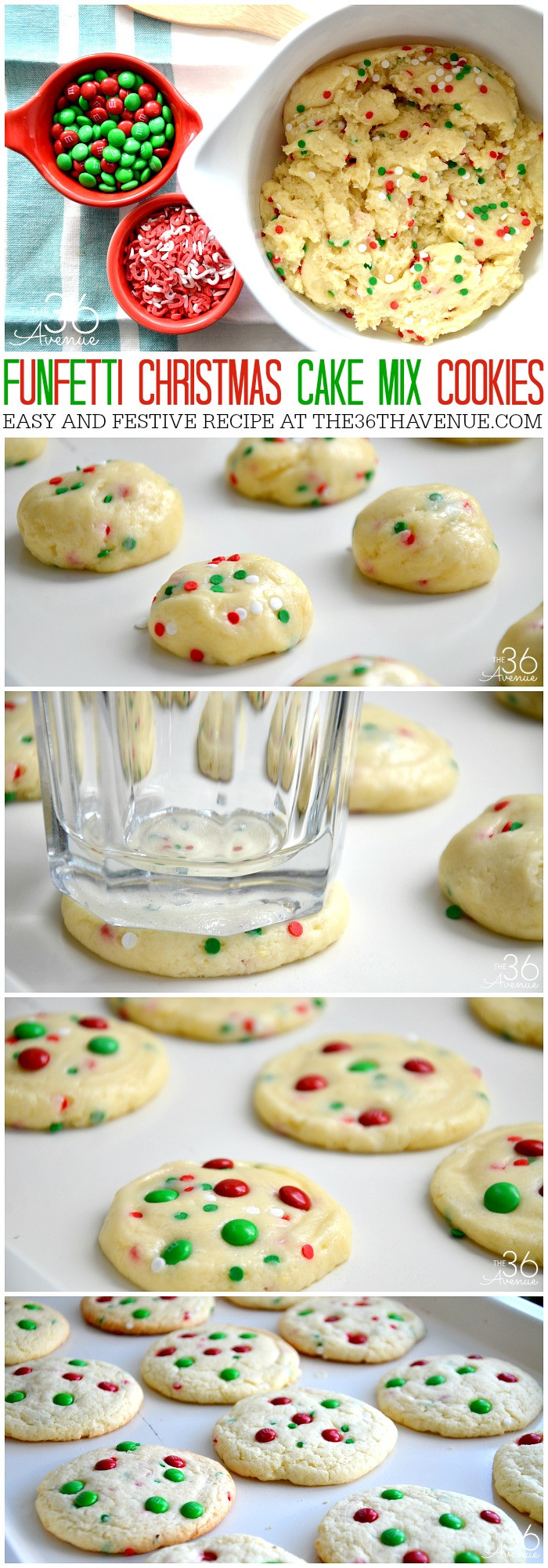 Easy Homemade Christmas Cookies
 Christmas Cookies Funfetti Cookies The 36th AVENUE