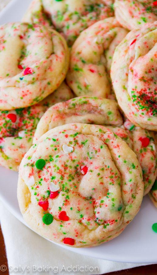 Easy Homemade Christmas Cookies
 Soft Baked Christmas Funfetti Cookies Sallys Baking