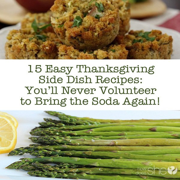 Easy Side Dishes For Thanksgiving
 Easy Thanksgiving Side Dish Recipes