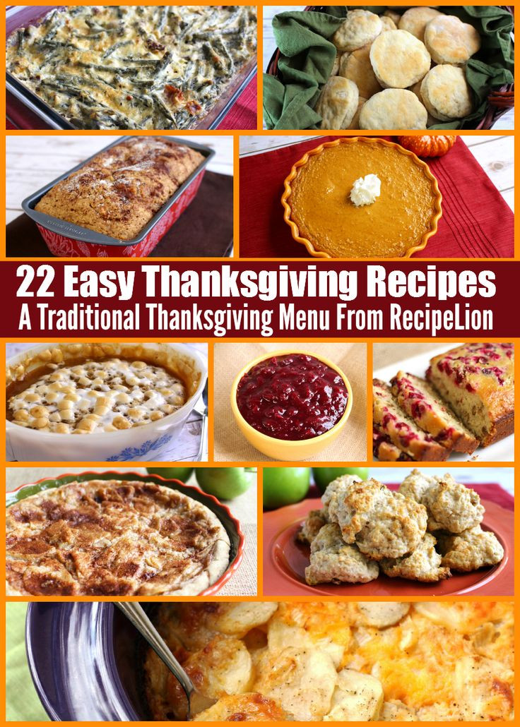 Easy Side Dishes For Thanksgiving Dinner
 78 Best images about thanksgiving on Pinterest
