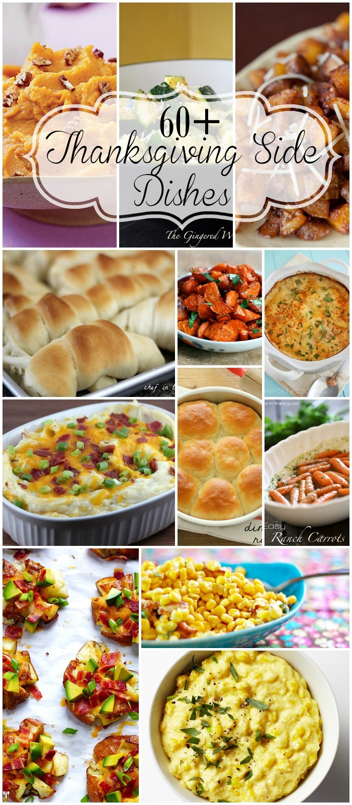 Easy Side Dishes For Thanksgiving Dinner
 60 Thanksgiving Sides Recipes