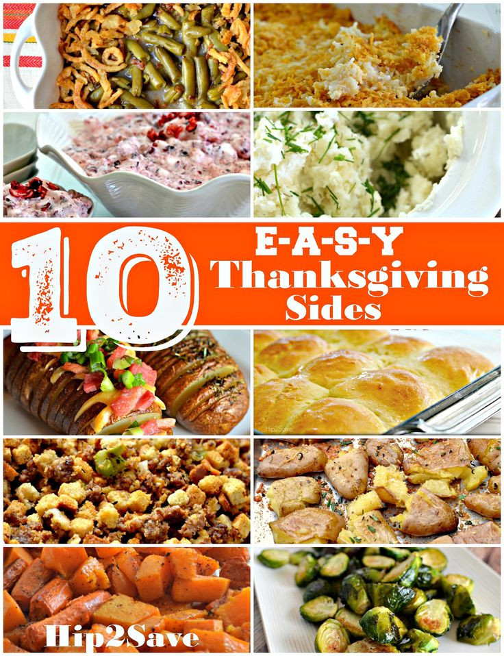 Easy Side Dishes For Thanksgiving
 10 Easy Thanksgiving Side Dish Recipes