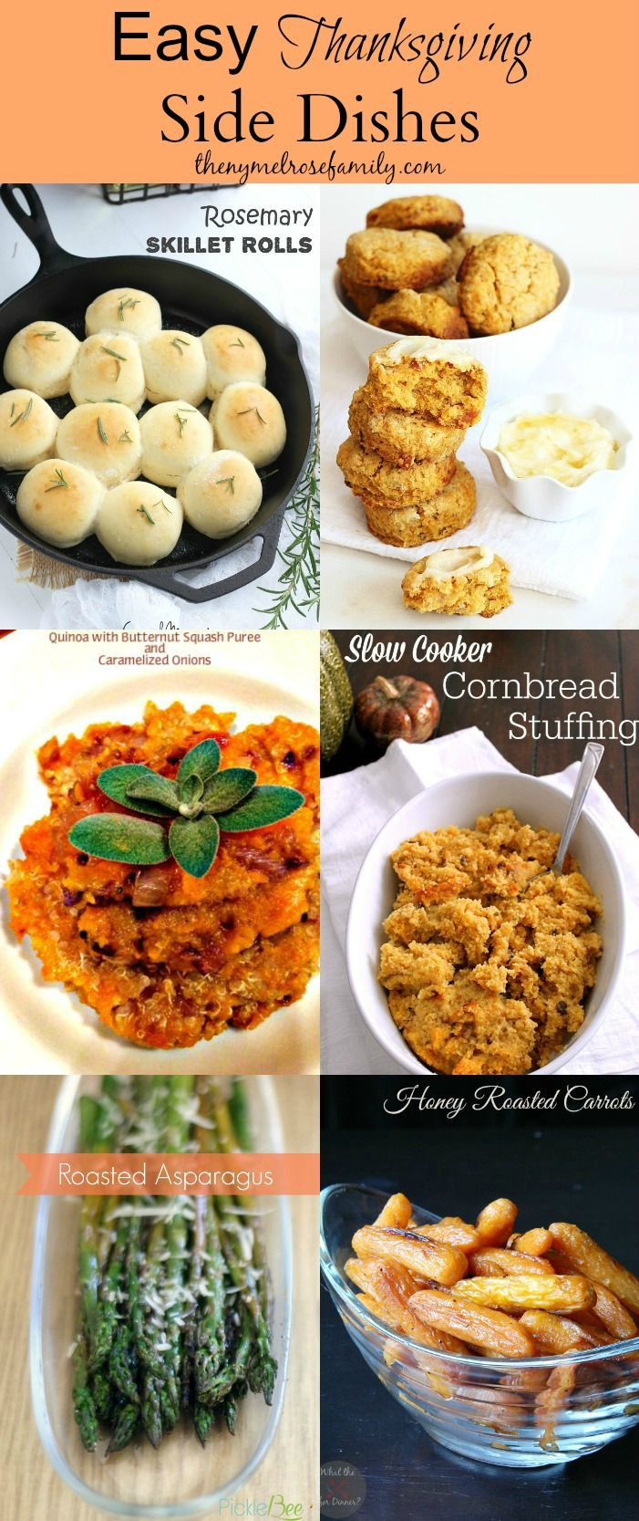 Easy Side Dishes For Thanksgiving
 199 best images about Easy Thanksgiving Recipes & Crafts