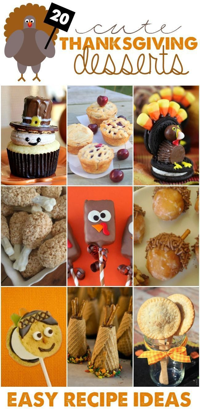 Easy Thanksgiving Desserts Pinterest
 Best 25 Cute thanksgiving desserts ideas on Pinterest