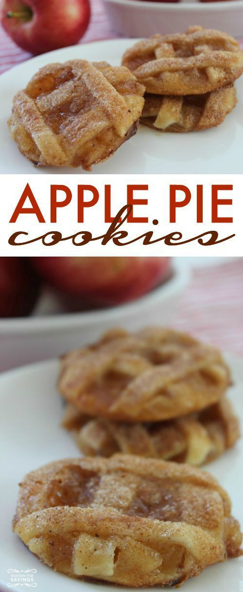 Easy Thanksgiving Desserts Pinterest
 Apple Pie Cookies Homemade Recipe Easy desserts and Pie