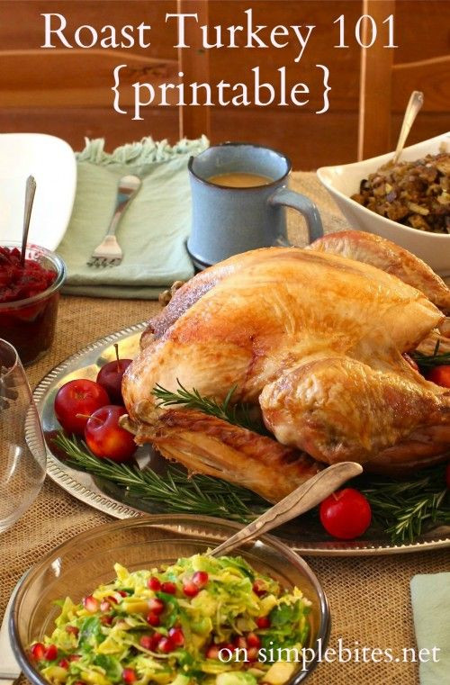 Easy Thanksgiving Turkey Recipe
 Simple Roast Turkey Recipe