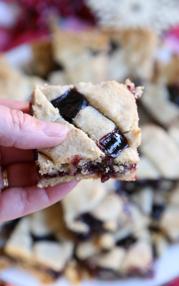 European Christmas Cookies
 Eastern European Christmas Jam Cookie Bars