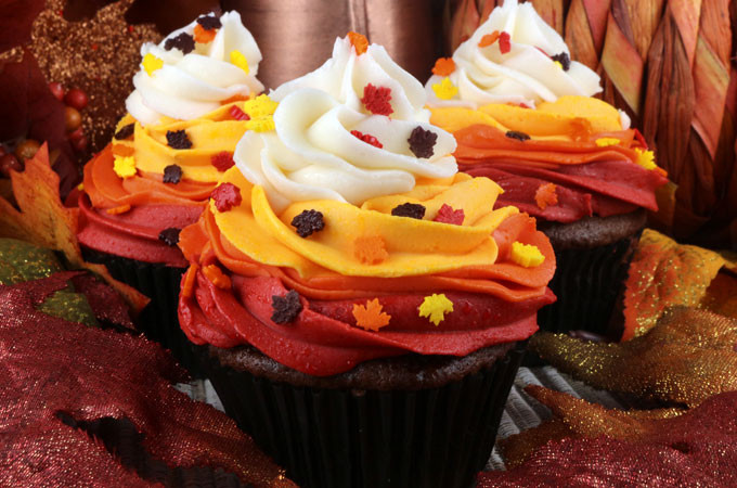 Fall Cupcakes Ideas
 Harvest Swirl Cupcakes Two Sisters
