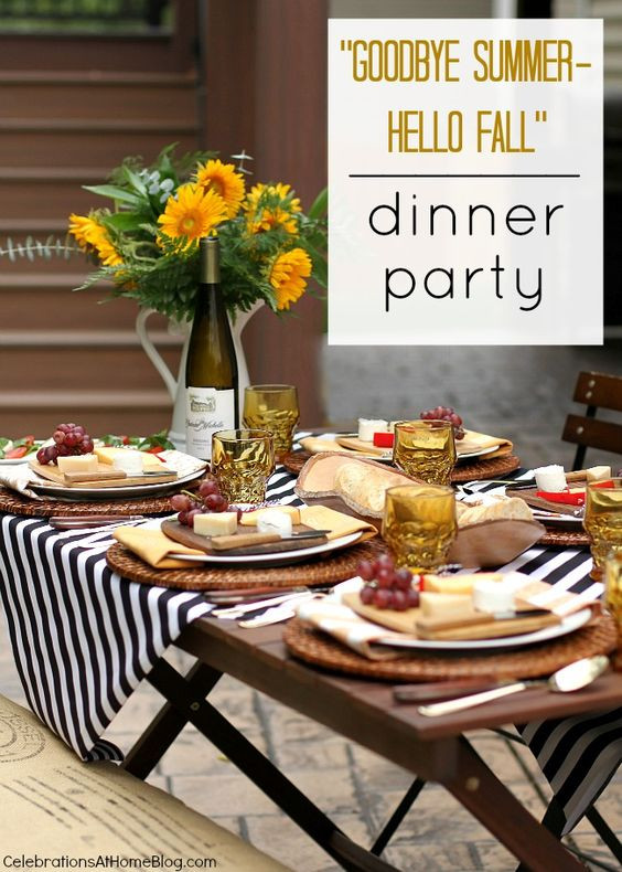 Fall Dinner Party Ideas
 1000 ideas about Themed Dinner Parties on Pinterest