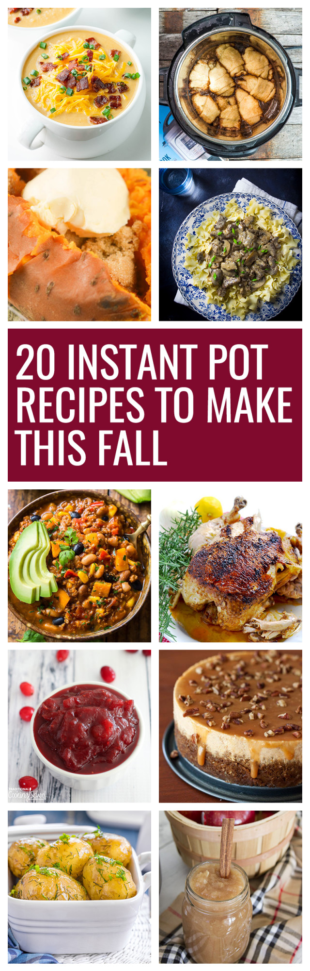Fall Instant Pot Recipes
 20 Fall Instant Pot Recipes