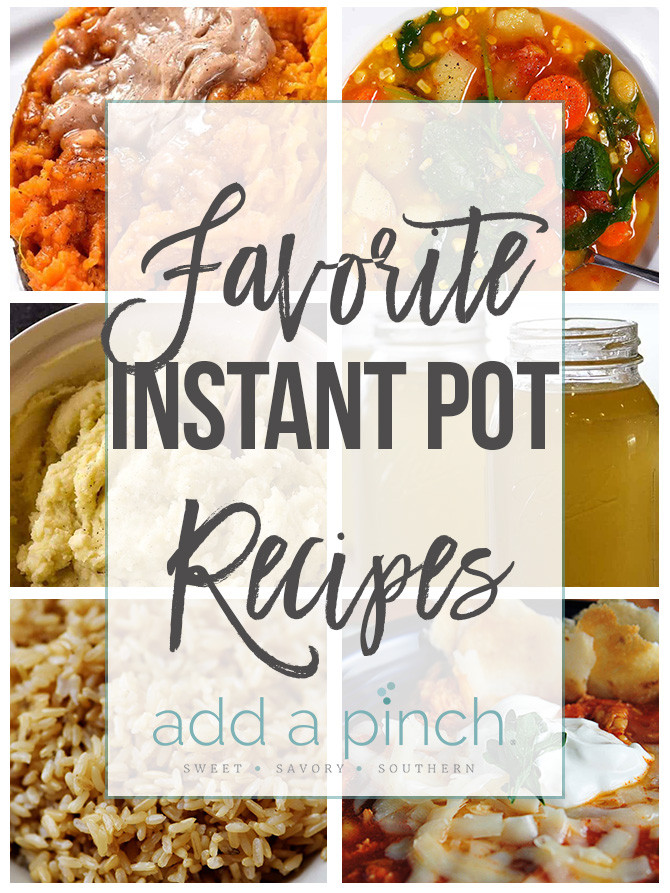 Fall Instant Pot Recipes
 Favorite Fall Instant Pot Recipes Add a Pinch