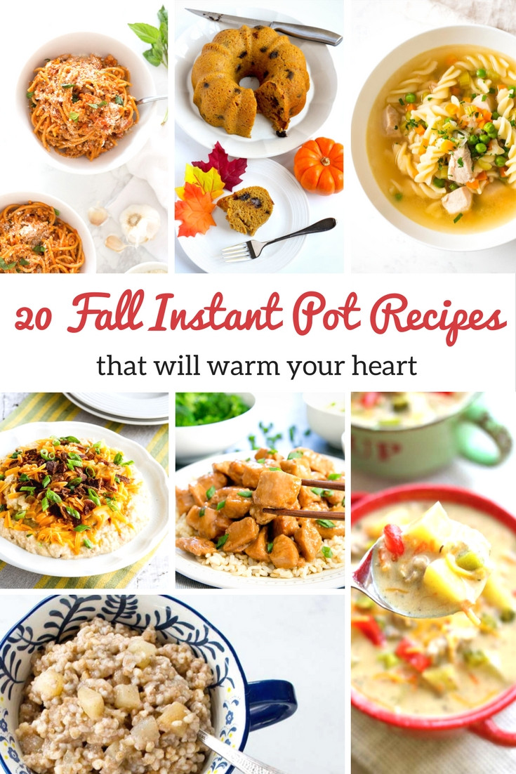 Fall Instant Pot Recipes
 Easy and Delicious Instant Pot Soup Recipes to Warm Your Heart