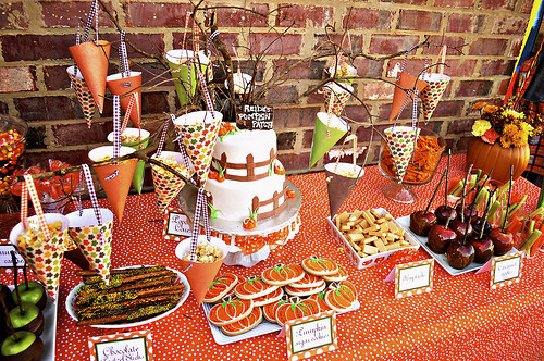 Fall Party Desserts
 Kara s Party Ideas Pumpkin Patch 1st Birthday Party