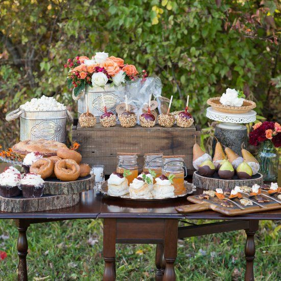 Fall Party Desserts
 726 best DESSERT TABLES images on Pinterest
