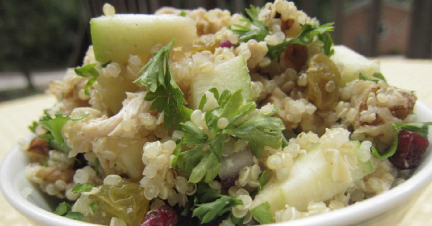 Fall Quinoa Recipe
 Fall Flavors Quinoa Salad Lunch Version