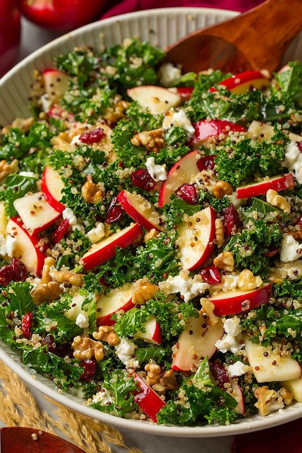 Fall Quinoa Recipes
 Kale Salad with Apples and Quinoa Cooking Classy