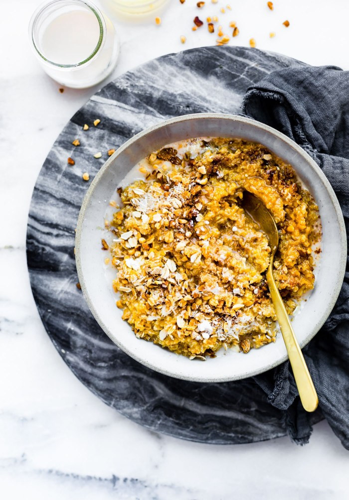 Fall Quinoa Recipes
 Vegan Pumpkin Quinoa Breakfast