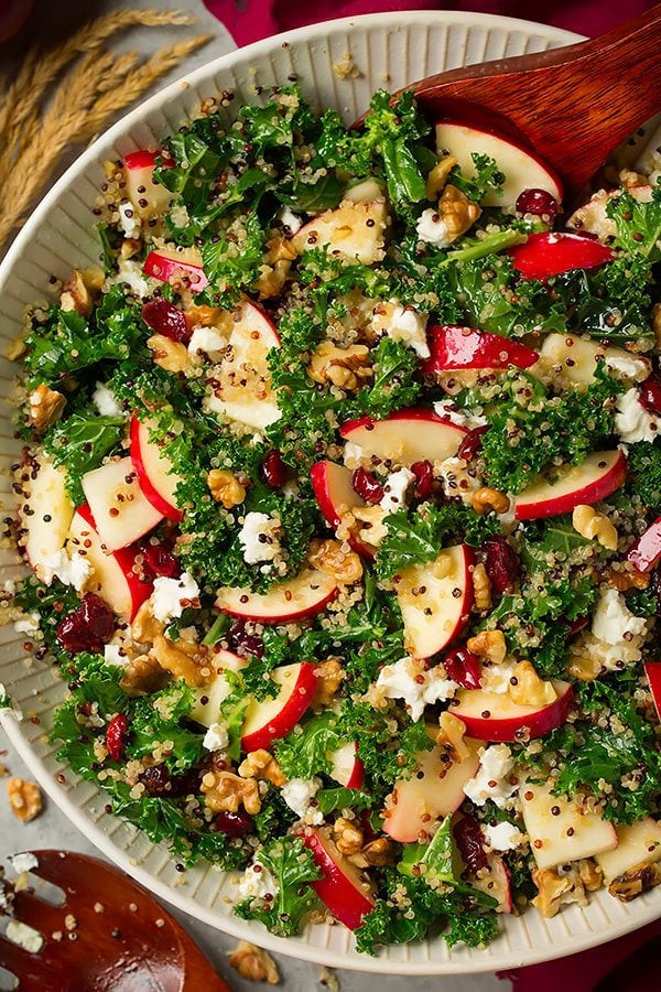 Fall Quinoa Recipes
 Kale Salad with Apples and Quinoa Cooking Classy